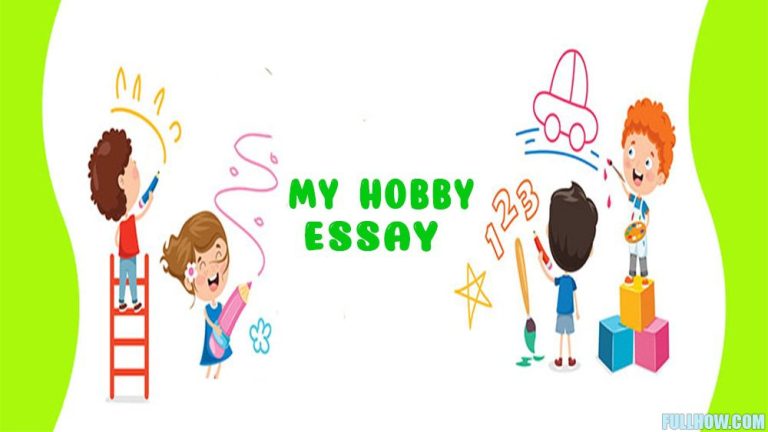 article essay my hobby